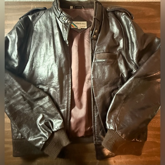 Members Only Other - Vintage 80s Members Only Europe Craft Leather Jacket Men’s Size 44